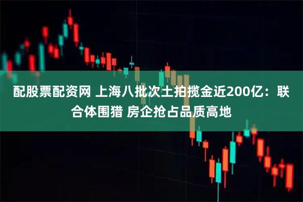 配股票配资网 上海八批次土拍揽金近200亿：联合体围猎 房企抢占品质高地