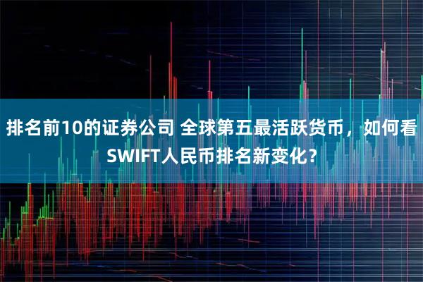 排名前10的证券公司 全球第五最活跃货币，如何看SWIFT人民币排名新变化？